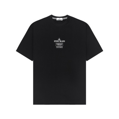 스톤아일랜드 남성 라운드 반팔 티셔츠 - Stone Island Mens Round Tshirt - stc14484x