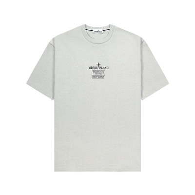 스톤아일랜드 남성 라운드 반팔 티셔츠 - Stone Island Mens Round Tshirt - stc14486x