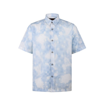 루이비통 남성 반팔 셔츠 - Louis vuitton Mens Short-sleeved Shirt - lvc14509x