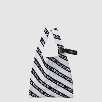 알렉산더 왕 여성 니트 자카드 쇼퍼 백 - Alexander Wang Womens Knit Jacquard Shopper Bag - alb15393x