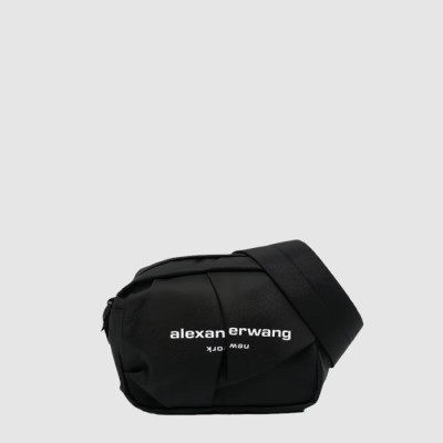알렉산더 왕 남/녀 로고 카메라 백 - Alexander Wang Unisex Logo Camera Bag - alb15402x