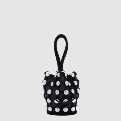 알렉산더 왕 여성 빈티지 스터드 버킷백 - Alexander Wang Womens Vintage Studded Bucket Bag - alb15418x