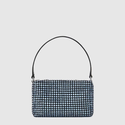알렉산더 왕 여성 에어리스 라인스톤 메시 파우치 - Alexander Wang Womens Airless Rhinestone Mesh Pouch - alb15420x