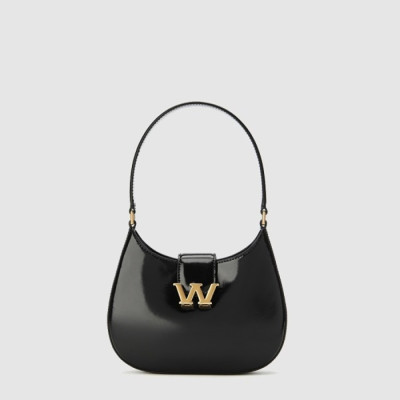 알렉산더 왕 여성 W 레거시 레더 호보백 스몰 - Alexander Wang Womens W Legacy Leather Hobo Bag Small - alb15432x