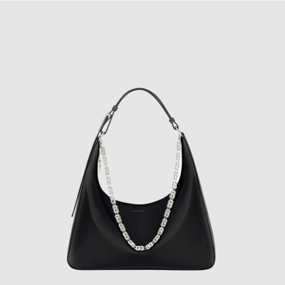 지방시 여성 미듐 문 컷아웃 호보 백 - Givenchy Womens Medium Moon Cutout Hobo Bag - gib15481x