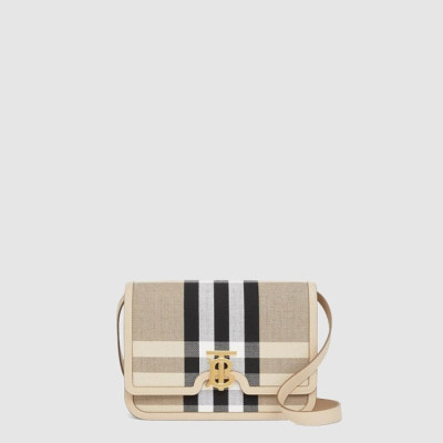 버버리 여성 미디엄 체크 숄더백 - Burberry Womens Medium Check Shoulder Bag - bub15508x
