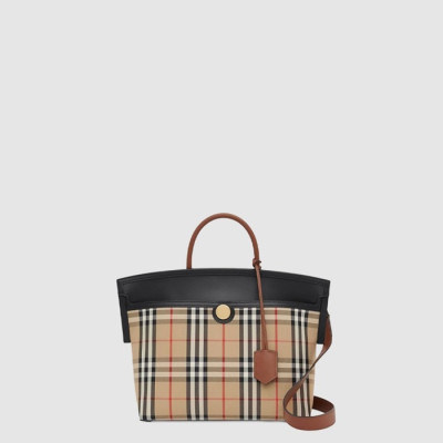 버버리 여성 핸들 토트 백 - Burberry Womens Handle Tote Bag - bub15532x