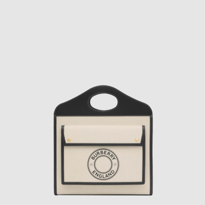 버버리 여성 미니 로고 그래픽 포켓 백 - Burberry Womens Mini Logo Graphic Pocket Bag - bub15538x