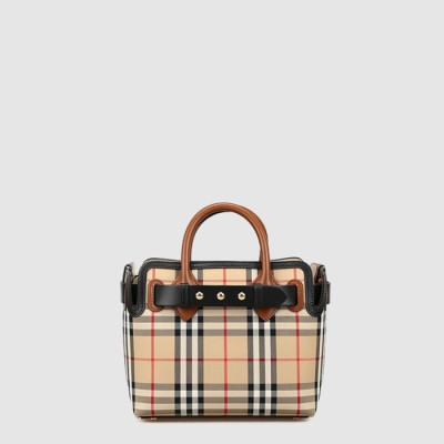 버버리 여성 클래식 빈티지 트리플 스터드 벨트 백 - Burberry Womens Classic Vintage Triple Stud Belt Bag - bub15539x