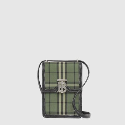 버버리 여성 체크 로빈 백 - Burberry Womens Check Robin Bag - bub15540x