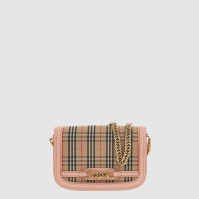 버버리 여성 체크 체인 숄더 백 - Burberry Womens Check Chain Shoulder Bag - bub15546x