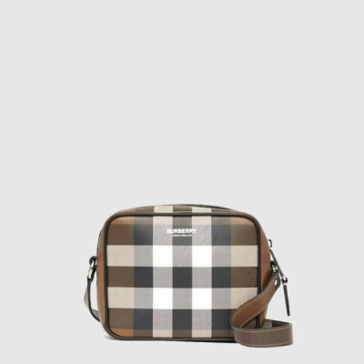 버버리 여성 체크 프린트 크로스 백 - Burberry Womens Check Print Crossbody Bag - bub15566x