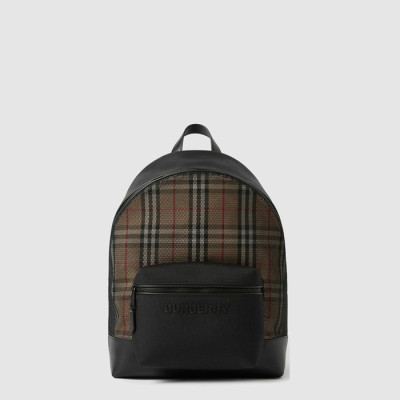버버리 남성 빈티지 체크 백팩 - Burberry Mens Vintage Check Backpack - bub15572x
