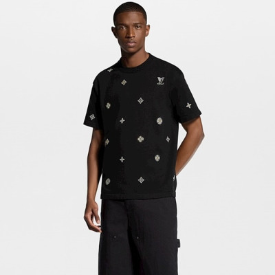 루이비통 남성 라운드 반팔티 - Louis vuitton Mens Short-sleeved Tshirt - lvc14494x