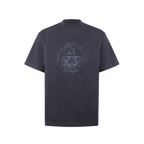 발렌시아가 남성 라운드 반팔 티셔츠 - Balenciaga Mens Round Tshirt - bac14495x