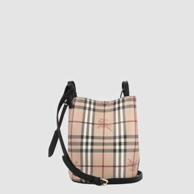 버버리 여성 체크 스몰 버킷백 - Burberry Womens Check Small Bucket Bag - bub15583x