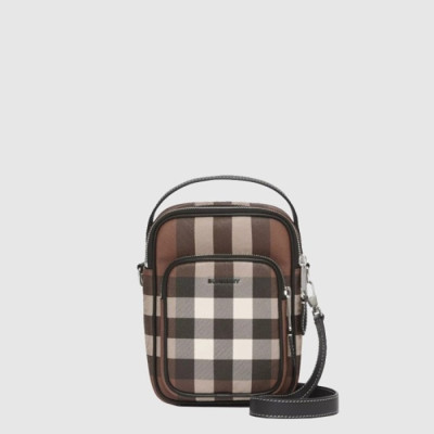 버버리 여성 체크 크로스 백 - Burberry Womens Check Crossbody Bag - bub15584x