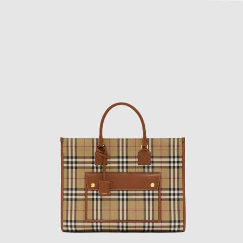 버버리 남성 라지 프레야 토트 백 - Burberry Mens Large Freya Tot Bag - bub15605x