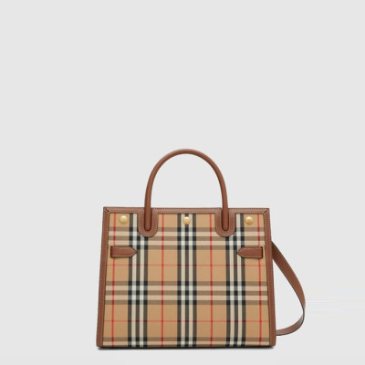 버버리 여성 미디엄 체크 백 - Burberry Womens Medium Check Bag - bub15612x