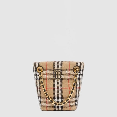 버버리 여성 미니 부클레 롤라 버킷백 - Burberry Womens Mini Boucle Lola Bucket Bag - bub15644x