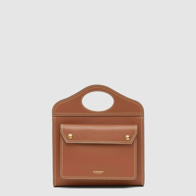 버버리 여성 톱스티치 포켓 백 미니 - Burberry Womens Topstitch Pocket Bag Mini - bub15648x