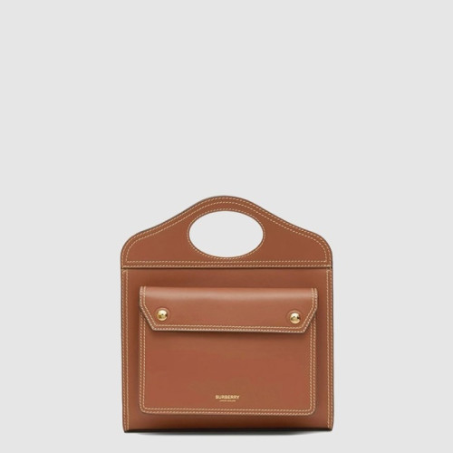 버버리 여성 톱스티치 포켓 백 미니 - Burberry Womens Topstitch Pocket Bag Mini - bub15648x