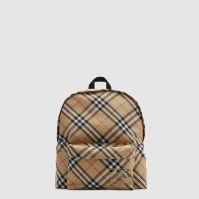 버버리 여성 체크 백팩 - Burberry Womens Check Backpack - bub15651x
