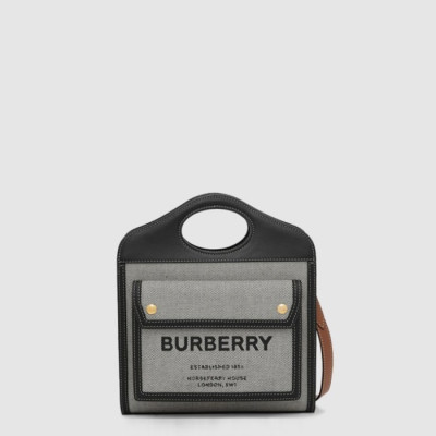 버버리 여성 미니 트라이톤 포켓 백 - Burberry Womens Mini Triton Pocket Bag - bub15681x