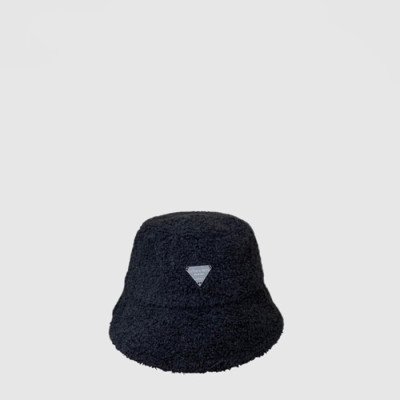 프라다 남/녀 램스울 벙거지 - Prada Unisex Lambswool Bucket Hat - acc7386x