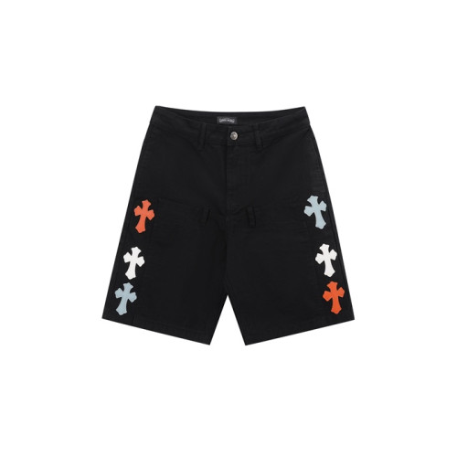 크롬하츠 남성 데님 쇼츠 - Chrom Hearts Mens Denim Shorts - chc14627x