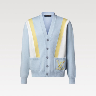 루이비통 남성 브이넥 가디건 - Louis vuitton Mens V-neck Cardigan - lvc14631x