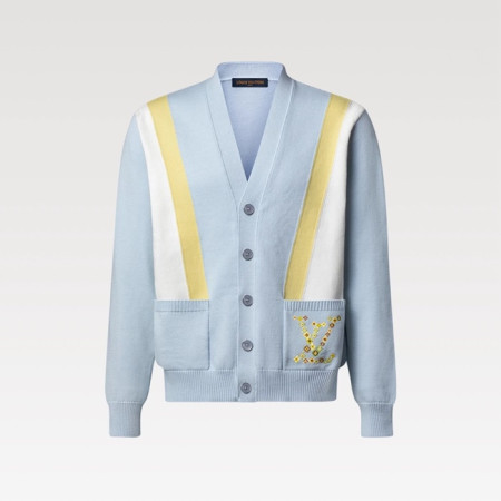 루이비통 남성 브이넥 가디건 - Louis vuitton Mens V-neck Cardigan - lvc14631x