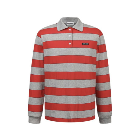 미우미우 남성 폴로 긴팔티 - Miumiu Mens Polo Tshirt - mic14638x