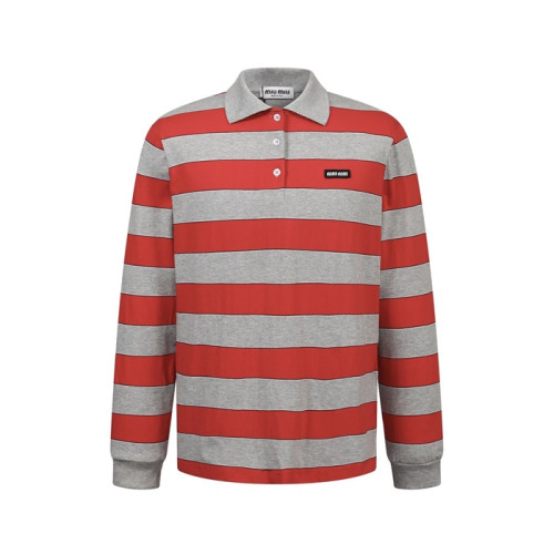 미우미우 남성 폴로 긴팔티 - Miumiu Mens Polo Tshirt - mic14638x