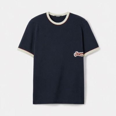 자크뮈스 남성 라운드 반팔티 - Jacquemus Mens Round Tshirt - jac14679x