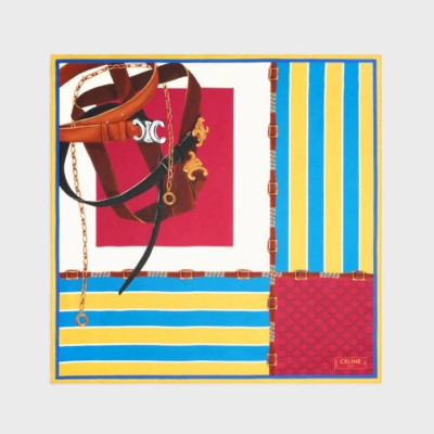 셀린느 여성 트리오페 스퀘어 스카프 - Celine Womens Triomphe Scarf - acc7389x