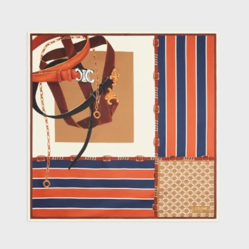 셀린느 여성 트리오페 스퀘어 스카프 - Celine Womens Triomphe Scarf - acc7390x
