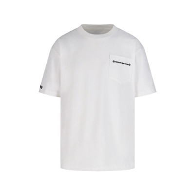 크롬하츠 남성 라운드 반팔티 - Chrom Hearts Mens Round Tshirt - chc14699x