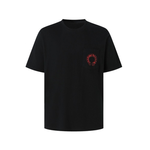 크롬하츠 남성 라운드 반팔티 - Chrom Hearts Mens Round Tshirt - chc14715x