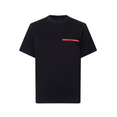 프라다 남성 라운드 반팔티 - Prada Mens Round Tshirt - prc14721x