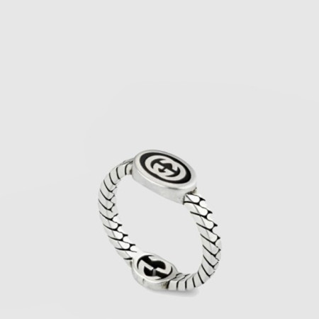구찌 남/녀 인터로킹 G 반지 - Gucci Unisex Interlocking G Ring - acc7404x
