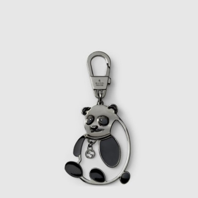 구찌 남/녀 인터로킹 G 판다 키체인 - Gucci Unisex Interlocking G Panda Keychain - acc7446x