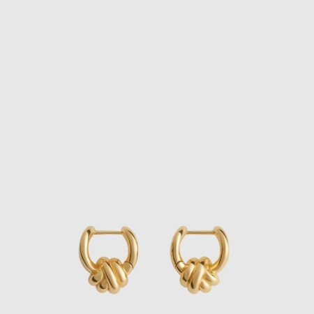 보테가 베네타 여성 놋 후프 이어링 - Bottega veneta Womens Knot Hoop Earring - acc7485x