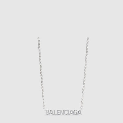 발렌시아가 남성 로고 드롭 네크리스 - Balenciaga Mens Logo Drop Necklace - acc7515x