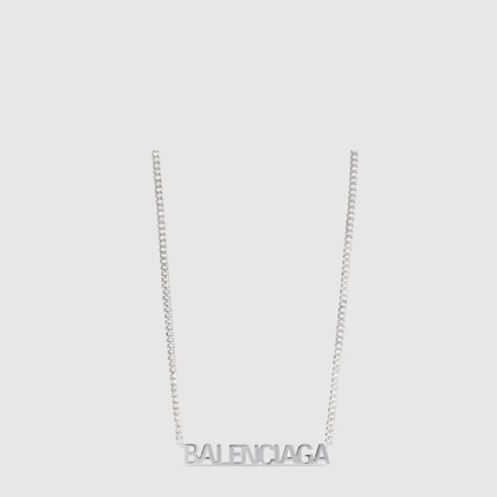 발렌시아가 남성 로고 드롭 네크리스 - Balenciaga Mens Logo Drop Necklace - acc7515x