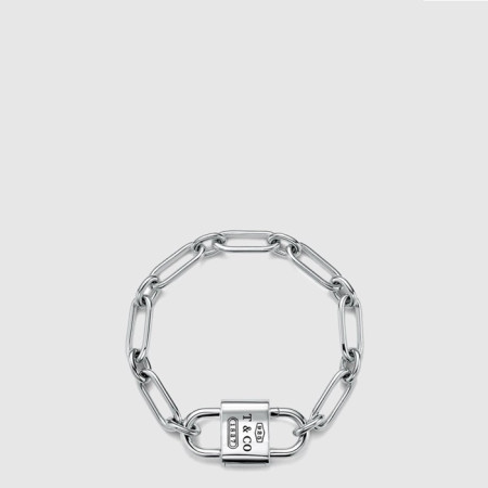 티파니 여성 라지 더블 락 브레이슬릿 - Tiffany & Co Womens Large Double Lock Bracelet - acc7538x