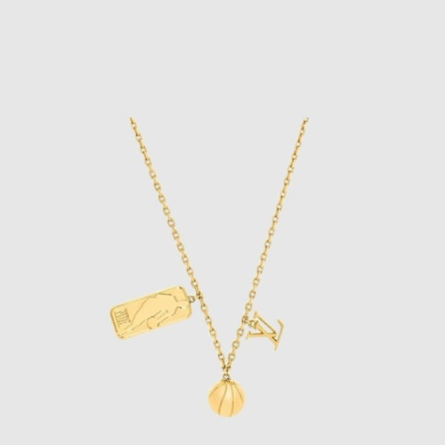 루이비통 남/녀 NBA 볼앤탭 펜던트 네크리스 - Louis vuitton Unisex LVxNBA Ball and Tab Necklace - acc7598x