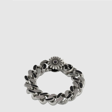 구찌 남/녀 꽃 버클형 G 팔찌 - Gucci Unisex Flower Buckle Type G Bracelet - acc7602x