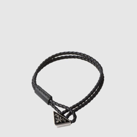 프라다 남/녀 나파 가죽 팔찌 - Prada Unisex Napa Leather Bracelet - acc7629x