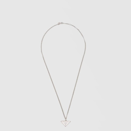프라다 남/녀 스말토 보석 목걸이 - Prada Unisex Smalto Gemstone Necklace - acc7632x
